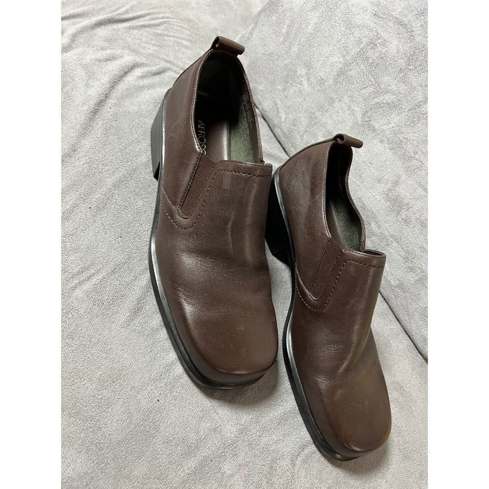 Aerosoles Womens Brown‎ Leather Slip On Loafers Comfort Shoes Size 8 - Picture 2 of 5